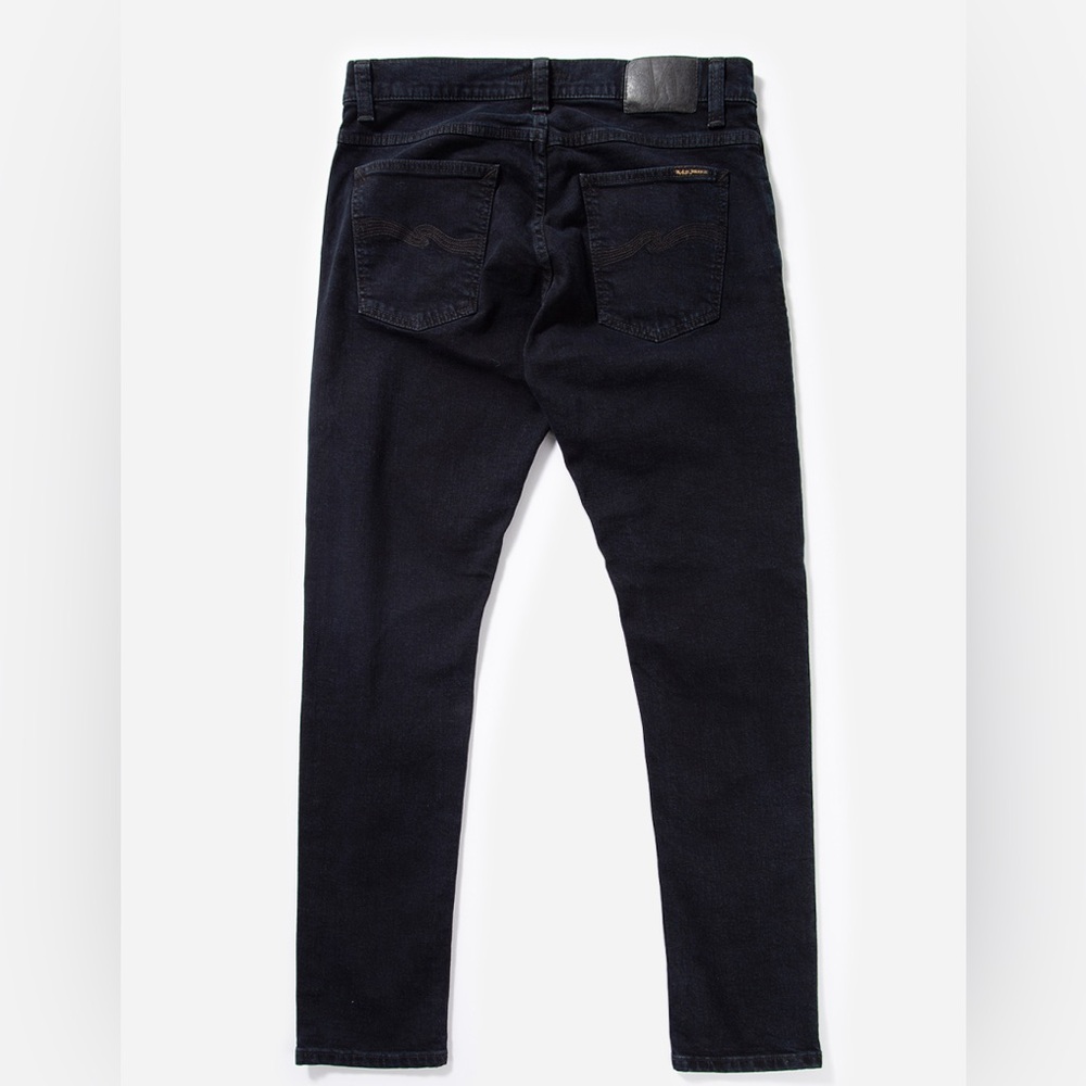Nudie Jeans Tight Terry Rumbling Black 30x30 - Picture 2 of 9